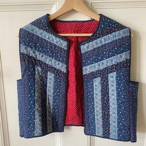 Handmade Folk Quilted Vest